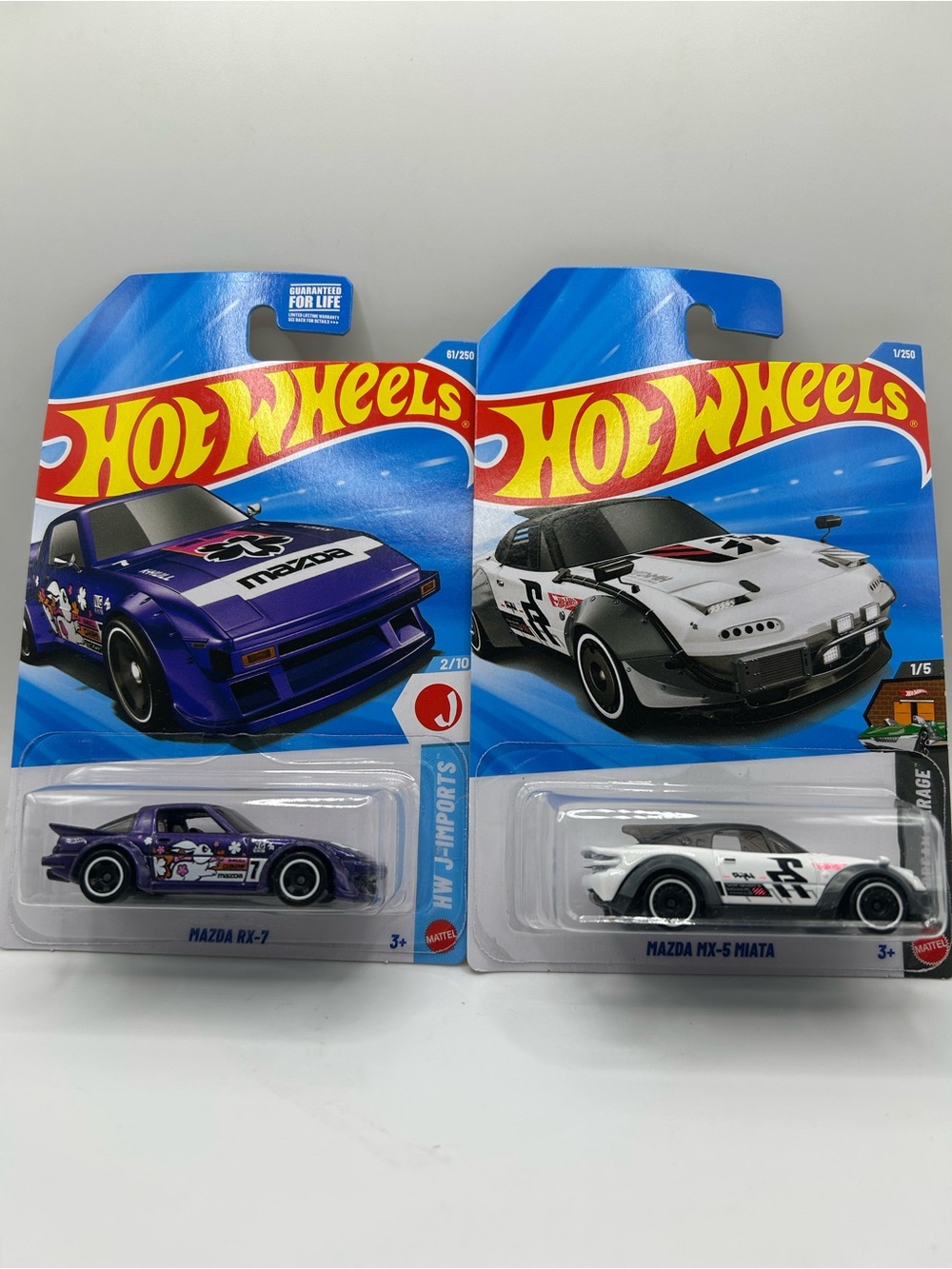 Hot Wheels Mazda RX-7 & Mazda MX-5 Miata Bundle 🔥🛞